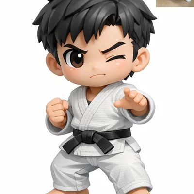 Mô hình Chibi Judo/Karate