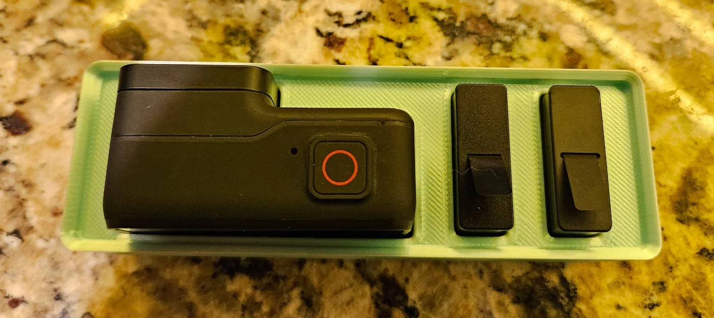 Khay 3D đựng GoPro Hero 7 và pin theo chuẩn Gridfinity - Image 2