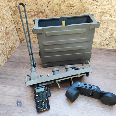 Vỏ máy bộ đàm PRC-77 cho Baofeng UV-5R - Phiên bản chiến tranh Việt Nam