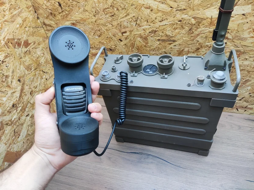 Vỏ máy bộ đàm PRC-77 cho Baofeng UV-5R - Phiên bản chiến tranh Việt Nam - Image 2