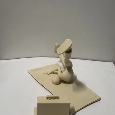 Mô hình Break Dancer - Vũ công Breakdance và đài Boombox