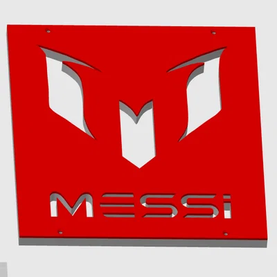 Mô hình trang trí tường Messi Wall Art in 3D ấn tượng