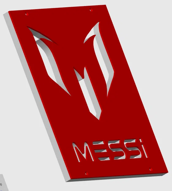 Mô hình trang trí tường Messi Wall Art in 3D ấn tượng - Image 2
