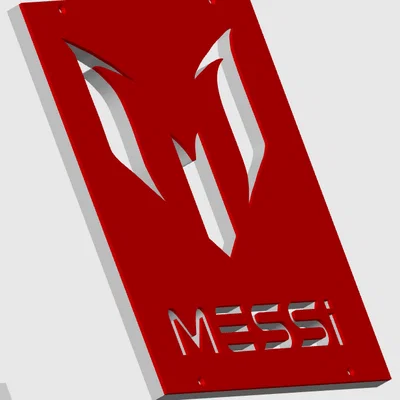 Mô hình trang trí tường Messi Wall Art in 3D ấn tượng