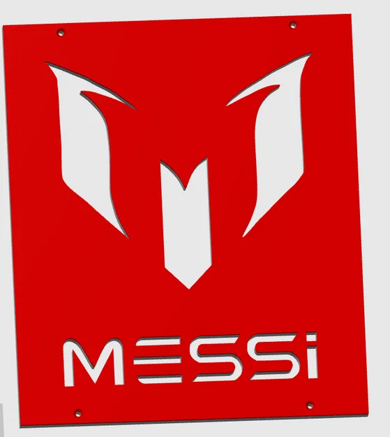Mô hình trang trí tường Messi Wall Art in 3D ấn tượng - Image 3