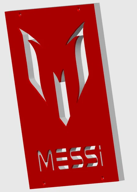 Mô hình trang trí tường Messi Wall Art in 3D ấn tượng - Image 5