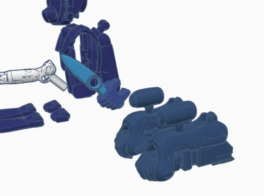 Phụ kiện tay cầm Wakemaker cho mô hình DUMMY 13 (Subnautica 2) - Image 4