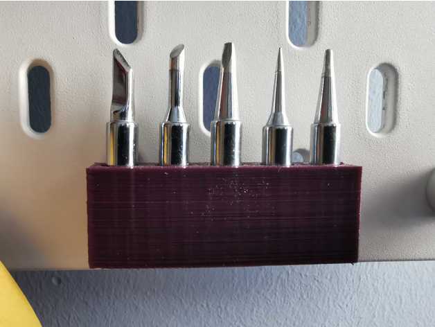 Giá để mũi hàn gắn bảng Ikea Skadis - Image 1