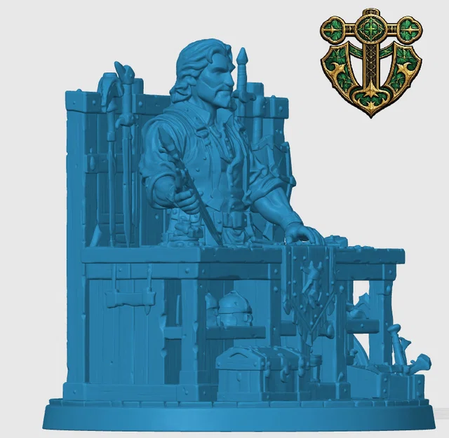Mô hình người thương gia bán vũ khí (Human Weapon Merchant) cho D&D - Image 3