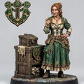 Mô hình Nữ chủ tiệm (Human Female Shopkeeper) cho game nhập vai - Thumbnail 2