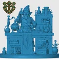Mô hình 3D Gnome Alchemist: Bậc thầy giả kim cho trò chơi RPG - Thumbnail 4