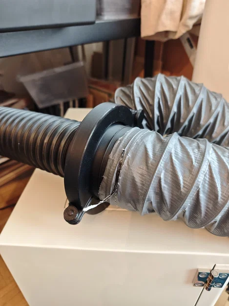 Khớp nối nhanh cho ống hút khói (100mm - 75mm) + tùy chỉnh kích thước - Image 1