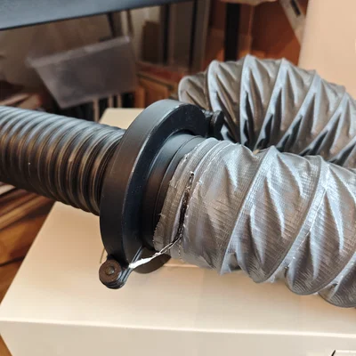 Khớp nối nhanh cho ống hút khói (100mm - 75mm) + tùy chỉnh kích thước