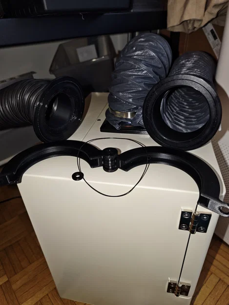 Khớp nối nhanh cho ống hút khói (100mm - 75mm) + tùy chỉnh kích thước - Image 2