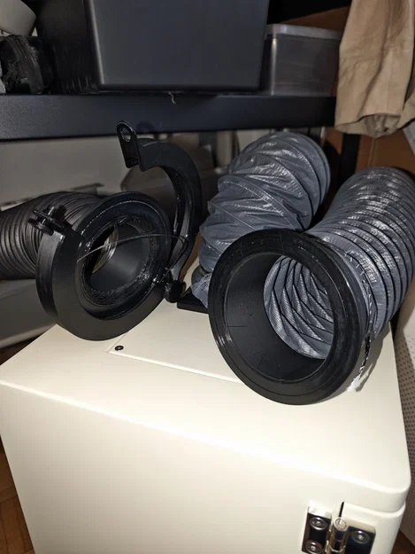 Khớp nối nhanh cho ống hút khói (100mm - 75mm) + tùy chỉnh kích thước - Image 4