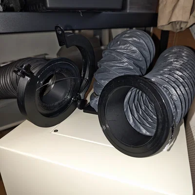 Khớp nối nhanh cho ống hút khói (100mm - 75mm) + tùy chỉnh kích thước