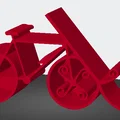 Mô hình xe đạp để bàn đa năng: Ống cắm bút kiêm giá đỡ điện thoại - Thumbnail 2