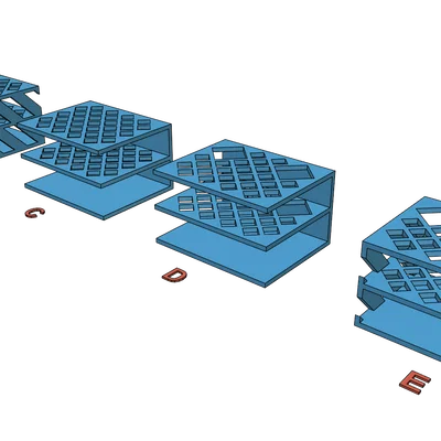 Khay Đựng Bút Đa Năng Thiết Kế Hiện Đại - Hỗ Trợ In 3D Dễ Dàng
