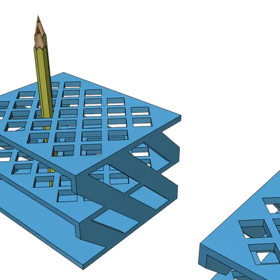 Khay Đựng Bút Đa Năng Thiết Kế Hiện Đại - Hỗ Trợ In 3D Dễ Dàng