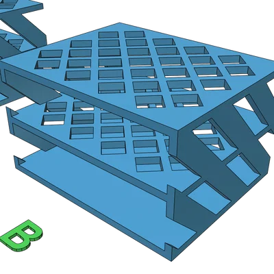 Khay Đựng Bút Đa Năng Thiết Kế Hiện Đại - Hỗ Trợ In 3D Dễ Dàng