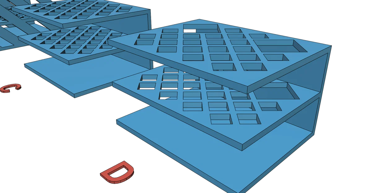 Khay Đựng Bút Đa Năng Thiết Kế Hiện Đại - Hỗ Trợ In 3D Dễ Dàng - Image 5