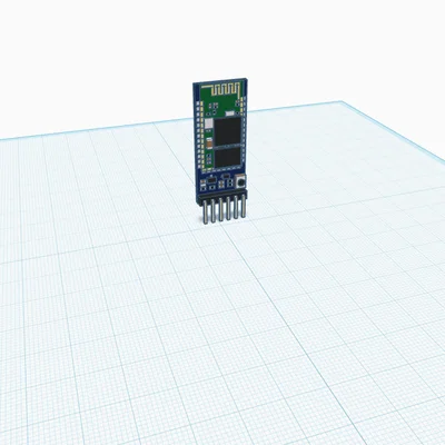 Mô hình 3D module Bluetooth HC-05 chuẩn xác cho dự án điện tử