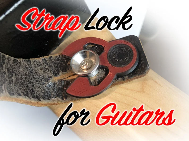 Khóa dây đeo guitar (Strap Lock) - Phụ kiện bảo vệ đàn an toàn - Image 1