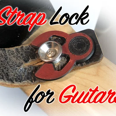 Khóa dây đeo guitar (Strap Lock) - Phụ kiện bảo vệ đàn an toàn