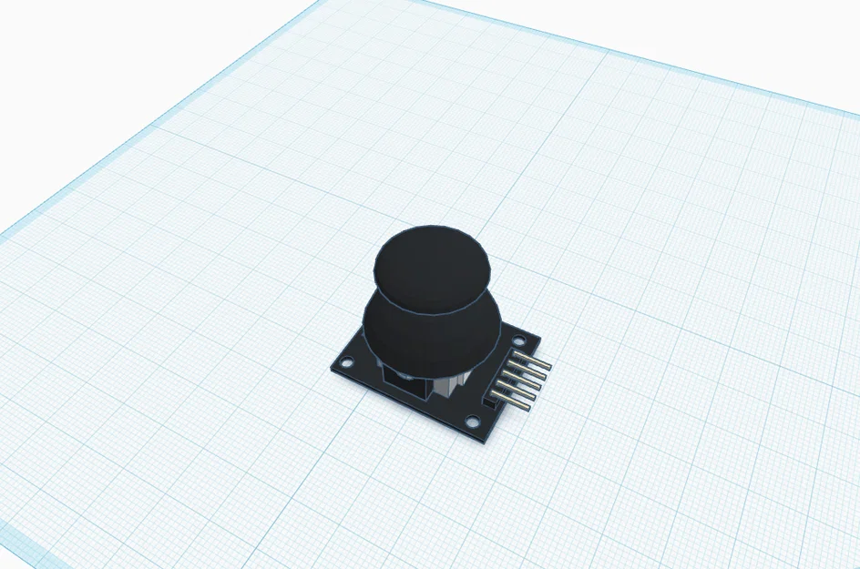 Mô hình 3D Joystick Module dùng thiết kế vỏ hộp dự án Arduino - Image 1