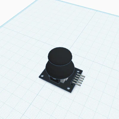 Mô hình 3D Joystick Module dùng thiết kế vỏ hộp dự án Arduino