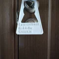 Biển treo cửa nhà vệ sinh hài hước (Toilet Sign) - File in 3D - Thumbnail 2