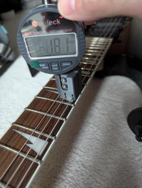 Dụng cụ đo action dây đàn guitar cho thước đo điện tử giá rẻ - Image 3