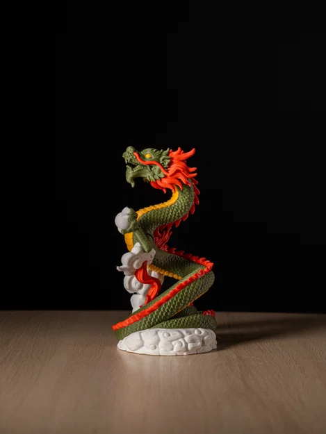 Chinese Dragon - Giá đỡ tai nghe phong cách thần thoại - Image 1