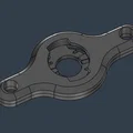 Ngàm gắn đèn hậu Rockbros cho Ortlieb Quick Rack (In 3D) - Thumbnail 1