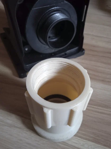 Đầu chuyển đổi ren máy bơm 1 1/4 inch sang ống 50mm cho hồ cá - Image 2