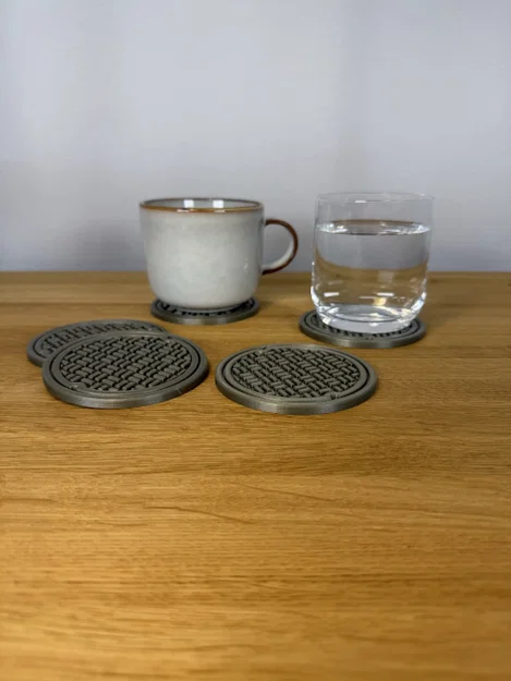 Đế lót ly họa tiết nắp cống (Manhole Cover Coaster) - Image 3