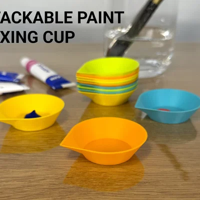 Cốc pha màu mini có thể xếp chồng (Stackable Paint Mixing Cup)