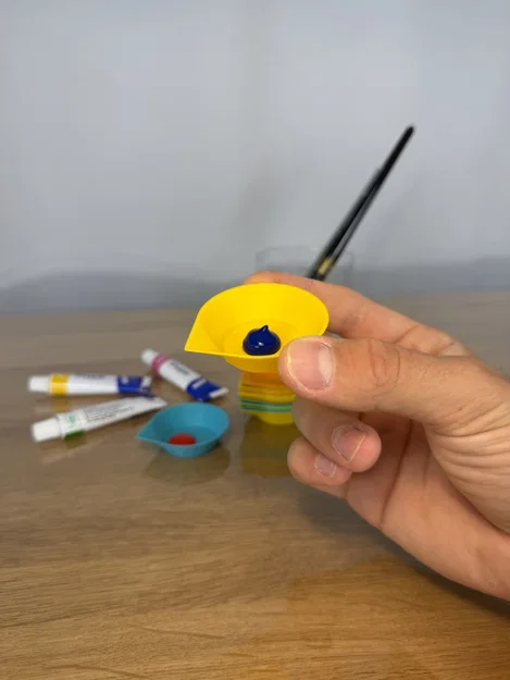 Cốc pha màu mini có thể xếp chồng (Stackable Paint Mixing Cup) - Image 2
