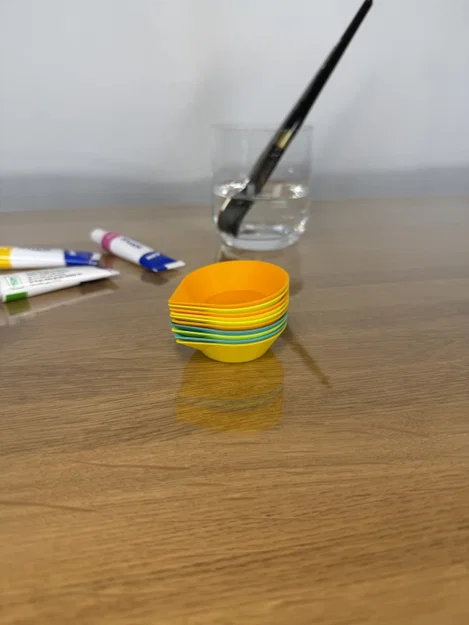 Cốc pha màu mini có thể xếp chồng (Stackable Paint Mixing Cup) - Image 3