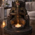 Mẫu STL Giá Đỡ Nến Vua Bộ Xương | Trang Trí Fantasy Lich King - Thumbnail 3