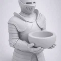 File STL Đế cắm nến Knight Guardian | Trang trí phong cách giả tưởng trung cổ - Thumbnail 2