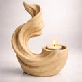 Mẫu STL Đế Nến Hình Sóng | Đế Nến Tea Light Hiện Đại - Thumbnail 5
