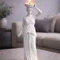 Mẫu STL Đế nến Nữ thần Hy Lạp - Nghệ thuật điêu khắc cổ điển - Thumbnail 1