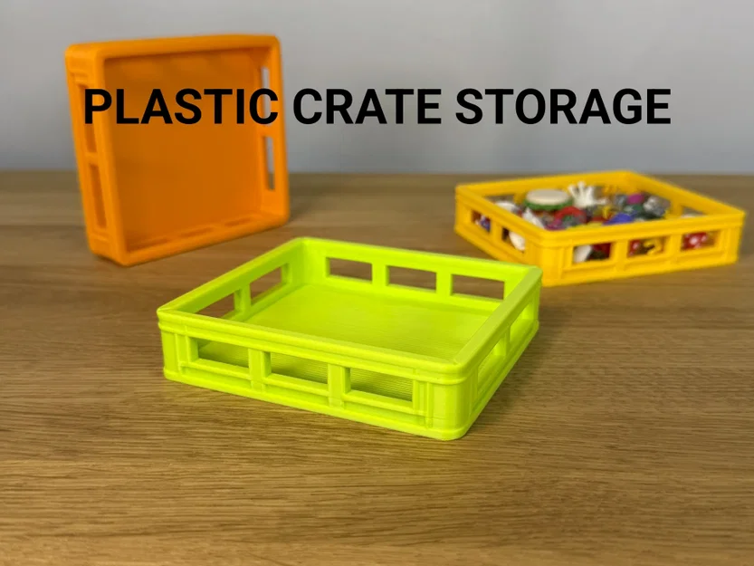 Thùng Nhựa Đựng Đồ Mini (Plastic Crate Storage) - Image 1