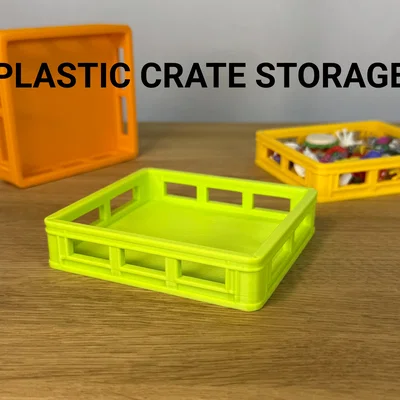 Thùng Nhựa Đựng Đồ Mini (Plastic Crate Storage)