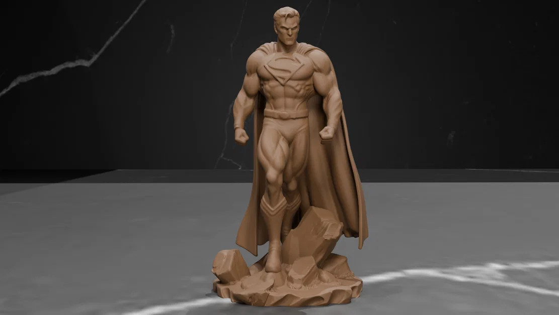 Mô hình Superman DC Comics in 3D tuyệt đẹp cho fan siêu anh hùng - Image 1