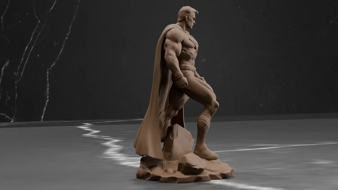 Mô hình Superman DC Comics in 3D tuyệt đẹp cho fan siêu anh hùng - Image 3