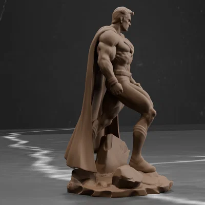 Mô hình Superman DC Comics in 3D tuyệt đẹp cho fan siêu anh hùng