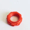 Nhẫn xoay hình hoa hồng Fidget Rose Ring - Món quà dễ thương - Thumbnail 3
