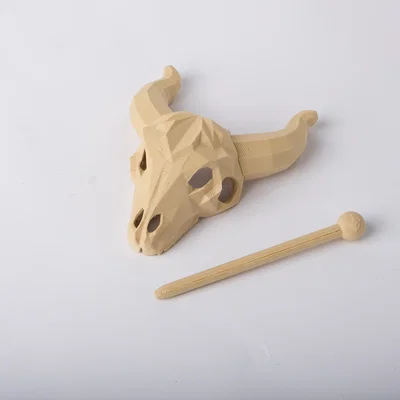 Kẹp Tóc Đầu Bò Longhorn Skull